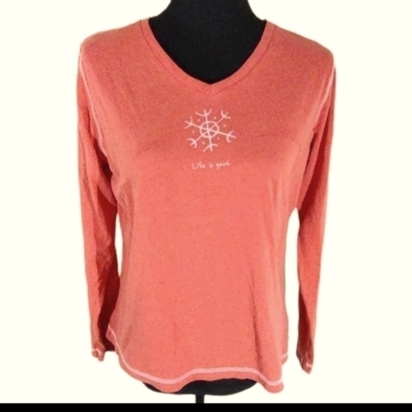 Good Karma by Life Is Good Women's Long Sleeve Jersey - Picture 1 of 5